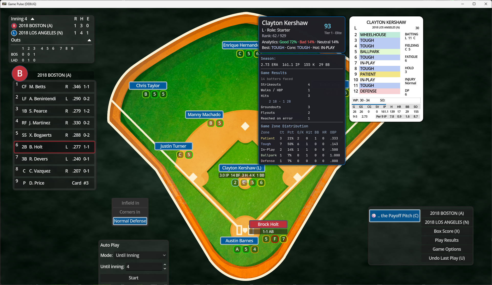Game Pulse Payoff Pitch Baseball - 2018 Season Set