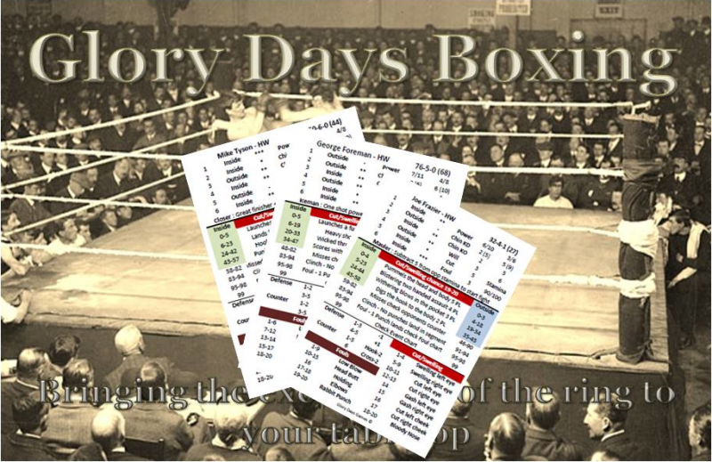 GLORY DAYS BOXING Sideline Strategy Games